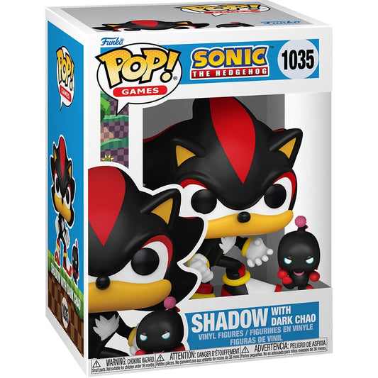 Funko Pop! Sonic The Hedgehog - Shadow with Dark Chao 1035 + Free Protector