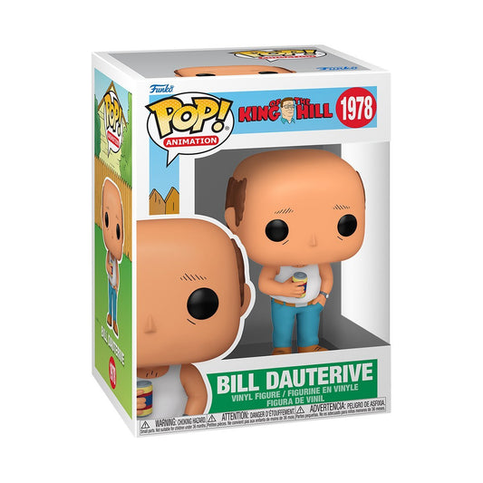 Funko Pop! King of the Hill - Bill Dauterive 1978 Figure + Pop Protector