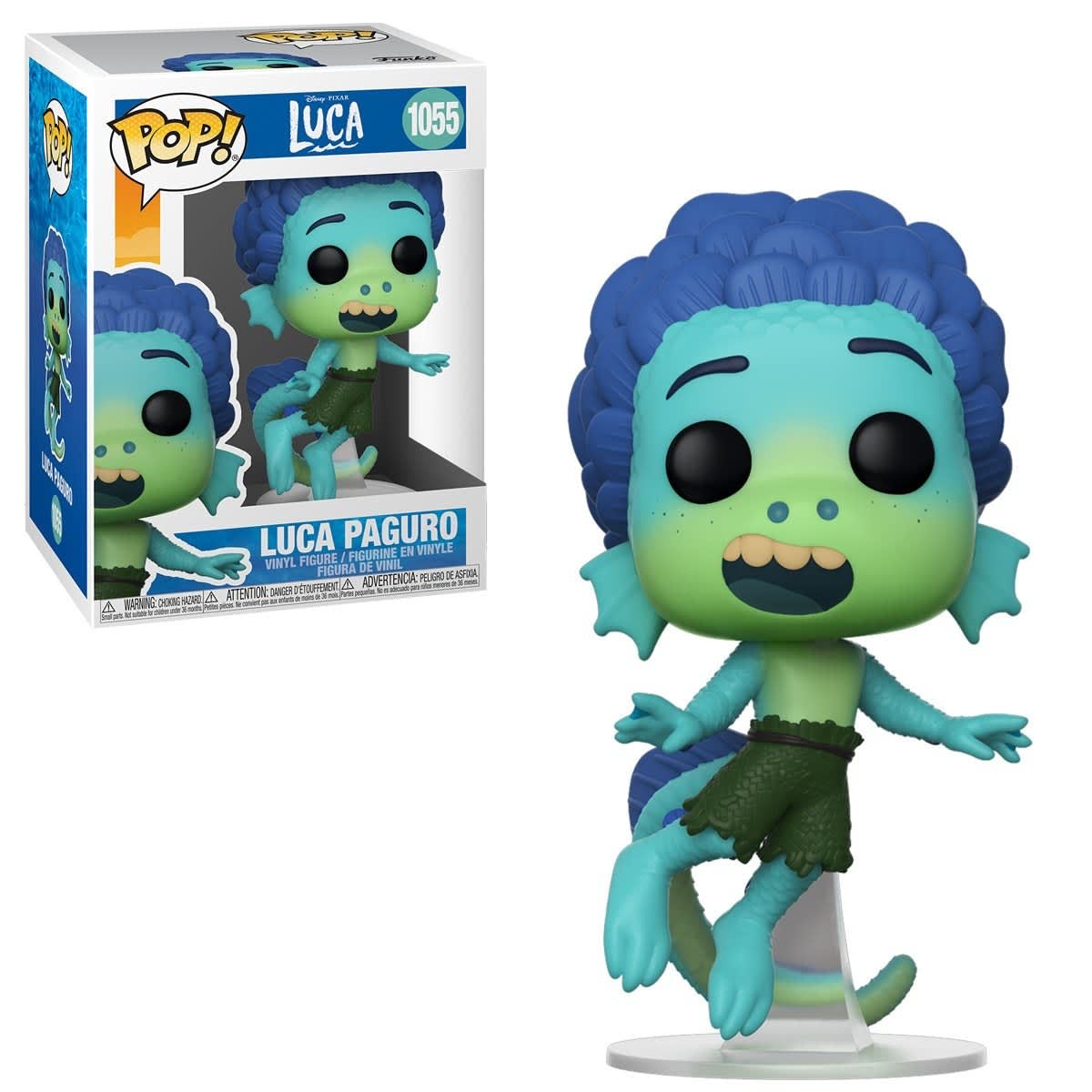 Funko Pop! Disney Pixar Luca - Luca Paguro 1055 + Free Protector