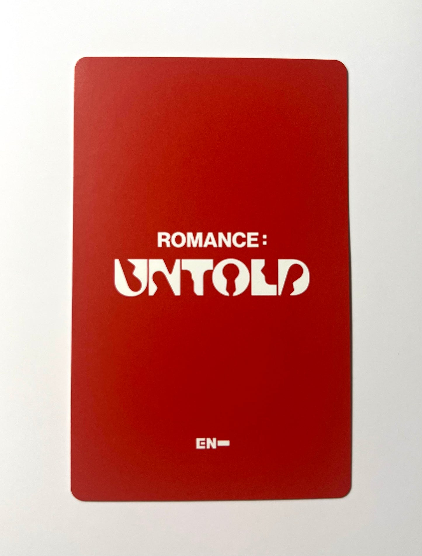 K-pop Enhypen Ni-Ki Romance : Untold Weverse Album Ver Official Photocard