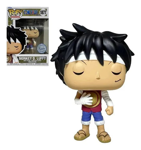 Funko Pop! One Piece Monkey D. Luffy 1877 Funko Special Edition + Pop Protector