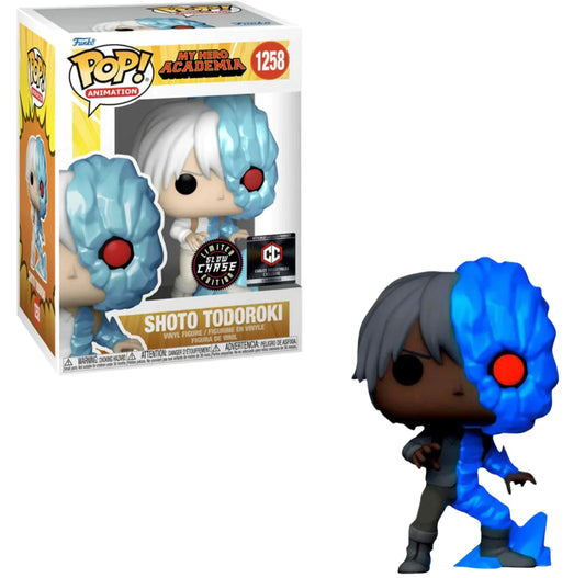 Funko Pop! My Hero Academia Shoto Todoroki 1258 GLOW CHASE Chalice Collectibles Exclusive + Free Protector