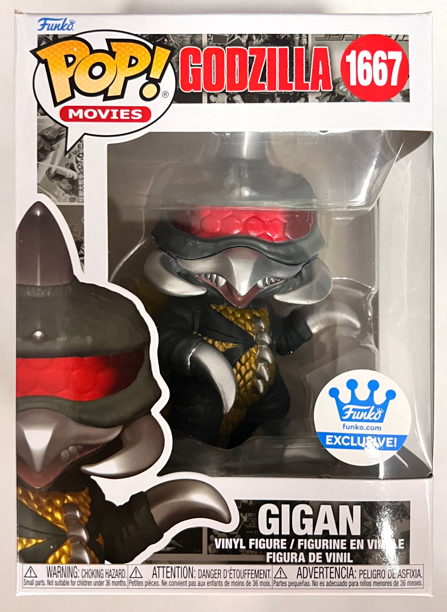Funko Pop! Godzilla Gigan 1667 Funko Shop Exclusive + Free Protector