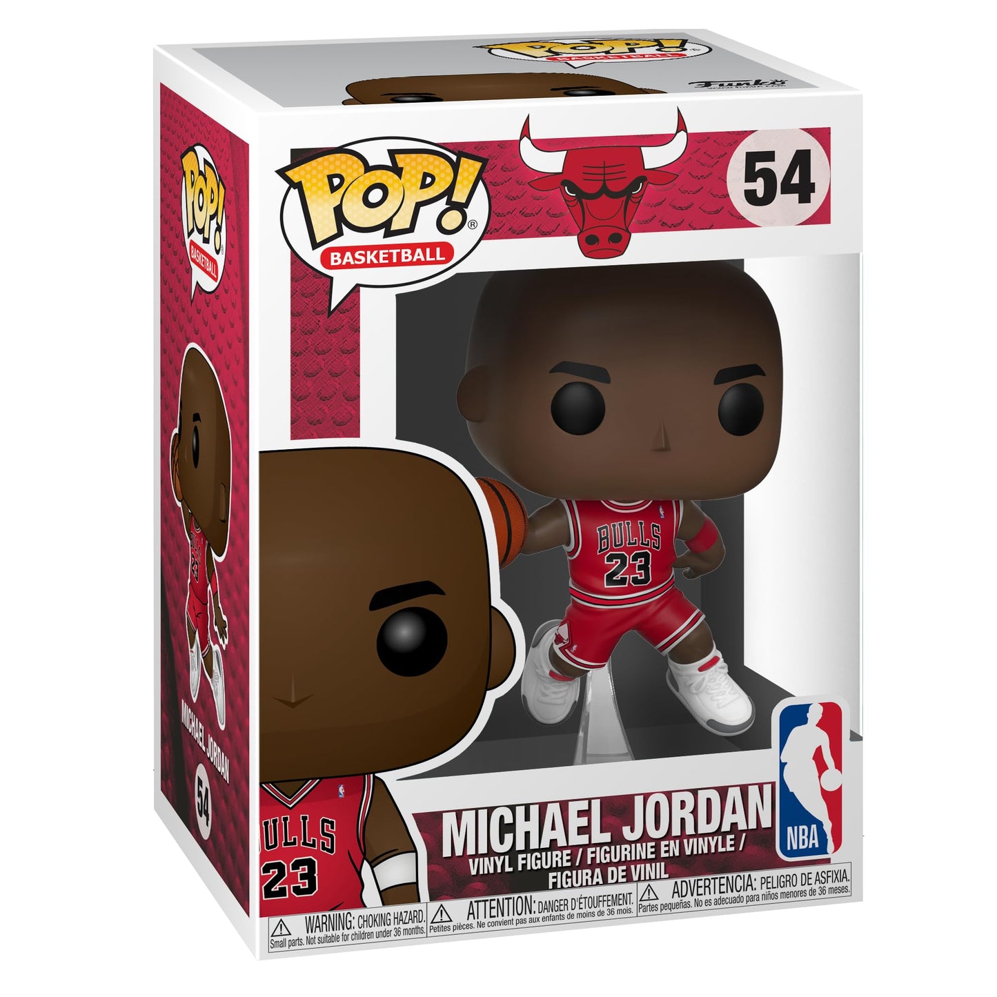 Funko Pop! Basketball NBA Chicago Bulls Michael Jordan 54 + Free Protector