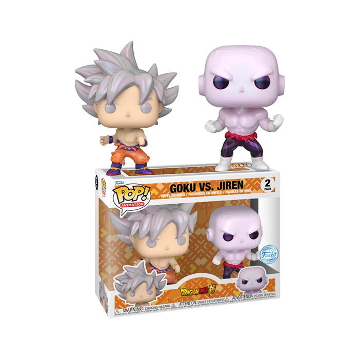 Funko Pop! Dragon Ball Super - Chrome Goku vs Jiren 2 Pack Funko Special Edition Figures