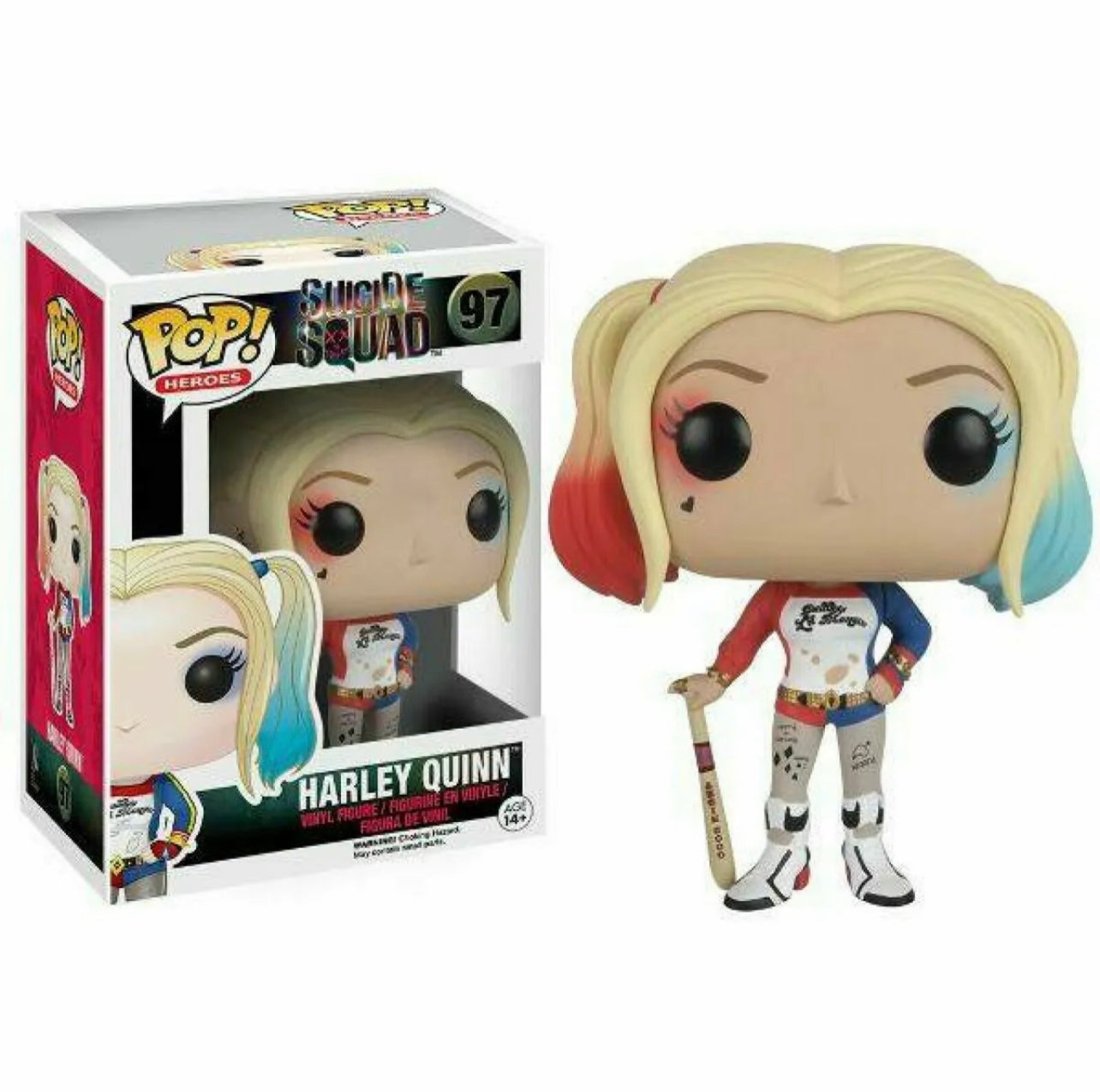 Funko Pop! Suicide Squad Harley Quinn 97 + Free Protector