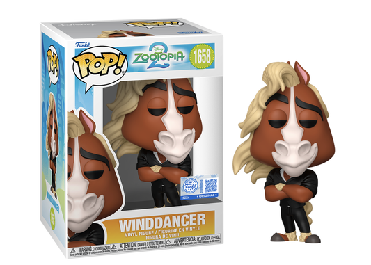 Funko Pop! Disney Zootopia 2 - Winddancer 1658 Funko Special Edition Figure + Pop Protector