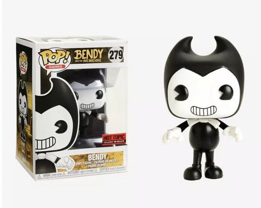 Funko Pop! Bendy and the Ink Machine: Bendy 279 Hot Topic Pre-Release Exclusive + Pop Protector