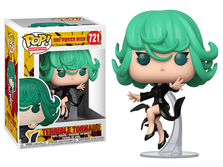 Funko POP! Animation: One Punch Man - TERRIBLE TORNADO #721 + protector!