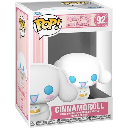 Funko Pop! Sanrio Hello Kitty and Friends Cinnamoroll with Dessert 92 + Free Protector