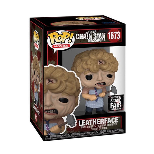 Funko Pop! The Texas Chainsaw Massacre - Leatherface 1673 Hot Topic Scare Fair 2024 Exclusive + Free Protector