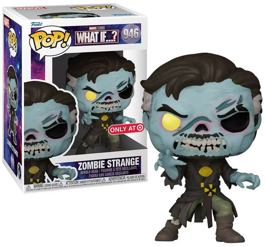 Funko Pop! What If…? Zombie Strange Target Exclusive 946 + Free Protector