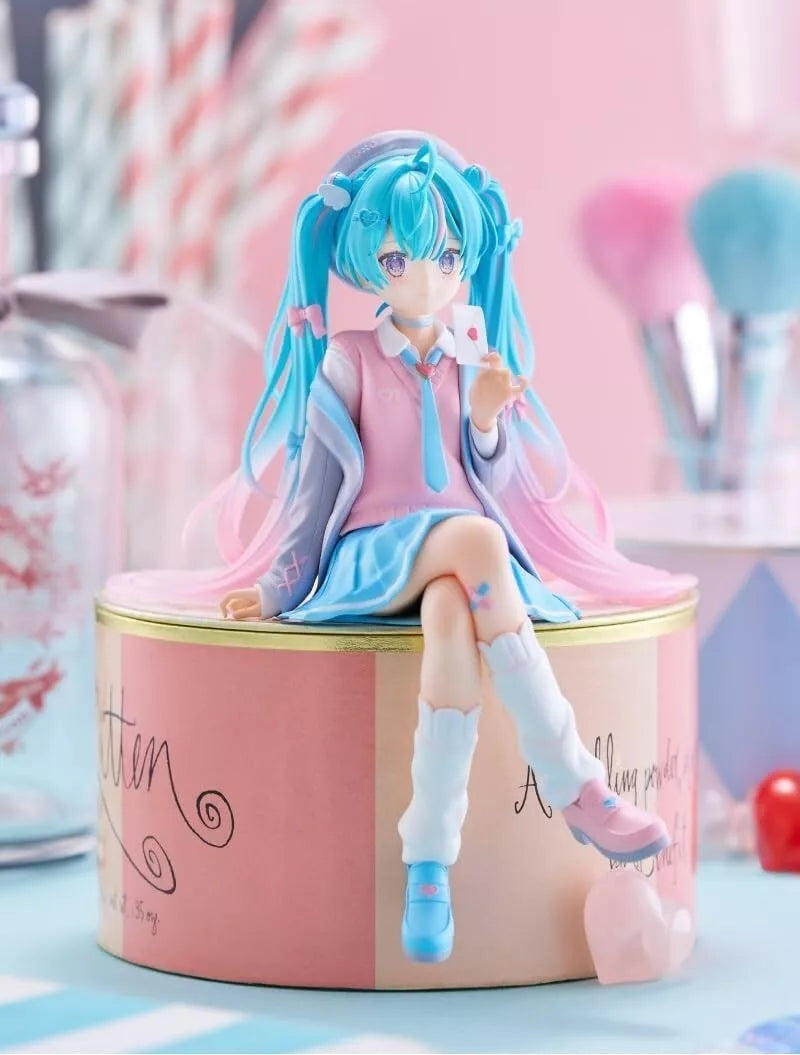 FuRyu Noodle Stopper Sitting Hatsune Miku Loving Blazer Ver Statue Figure JAPAN OFFICIAL