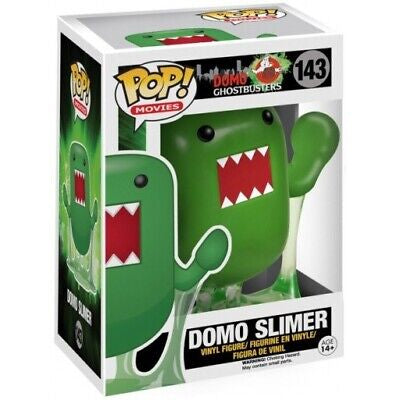 Funko Pop! Domo Ghostbusters : Domo Slimer 143 (VAULTED) + Pop Protector
