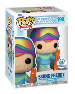 Funko Pop! Skiing Freddy 190 Funko Shop Exclusive Figure + Pop Protector