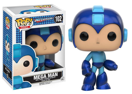 Funko Pop! Mega Man 102 + Free Protector (VAULTED)