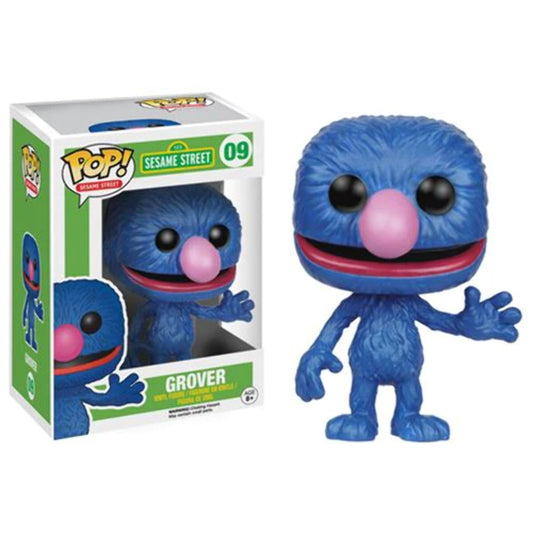 Funko Pop! 123 Sesame Street - Grover 09 (VAULTED) + Free Protector