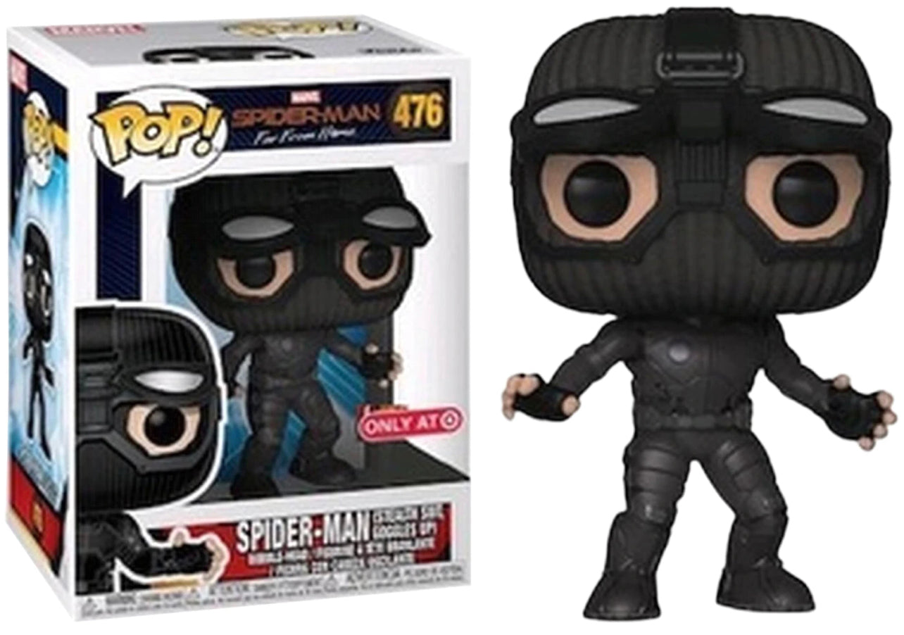 Funko Pop! Marvel Spider-Man Far From Home - Spider-Man (Stealth Suit, Goggles Up) 476 Target Exclusive + Free Protector