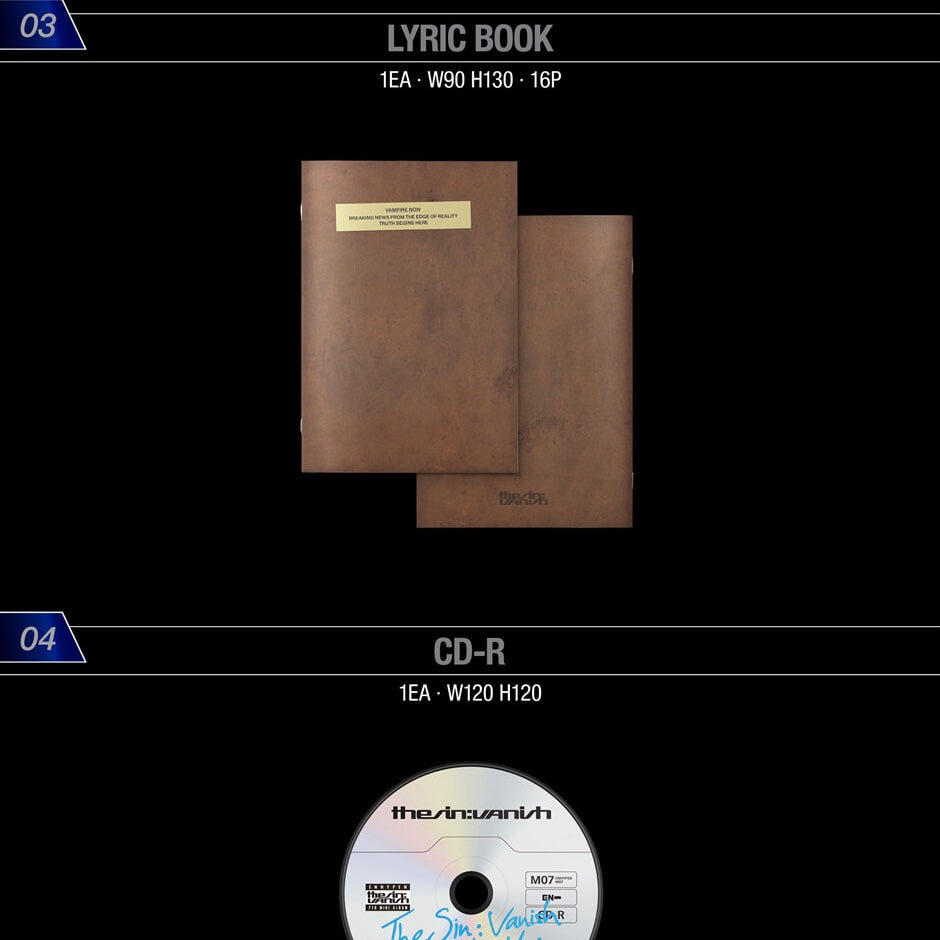 K-POP ENHYPEN - 7TH MINI ALBUM [THE SIN : VANISH] (3 VERSIONS)