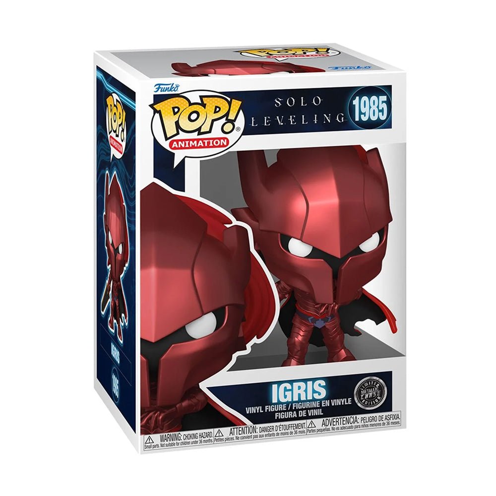 Funko Pop! Solo Leveling - Igris 1985 Metallic CHASE + Pop Protector