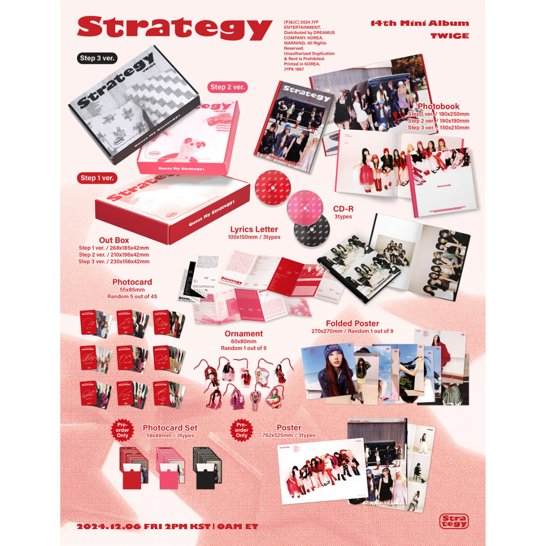 K-pop Twice 14th Mini Album [Strategy] Step 3 Ver.
