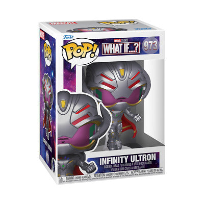 Funko Pop! Marvel Studios What If …? Infinity Ultron 973 + Pop Protector