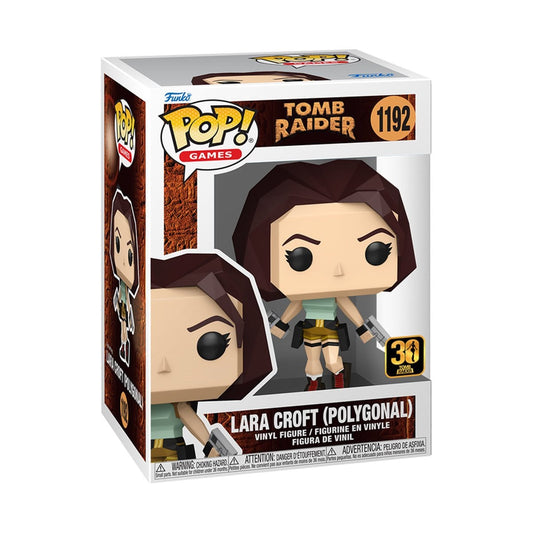 Funko Pop! Lara Croft Tomb Raider (The Angel of Darkness) - Lara Croft 1192 30th Anniversary Figure + Pop Protector
