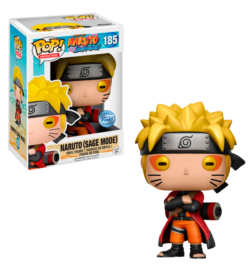 Funko Pop! Naruto Shippuden - Naruto (Sage Mode) 185 Funko Special Edition + Pop Protector