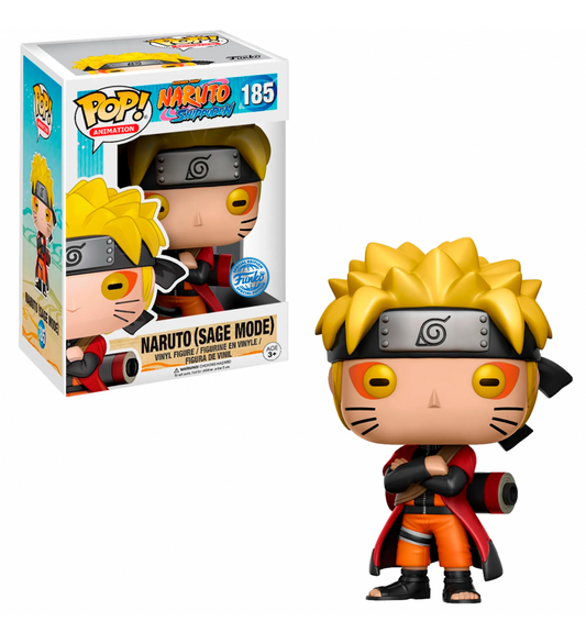 Funko Pop! Naruto Shippuden - Naruto (Sage Mode) 185 Funko Special Edition + Pop Protector