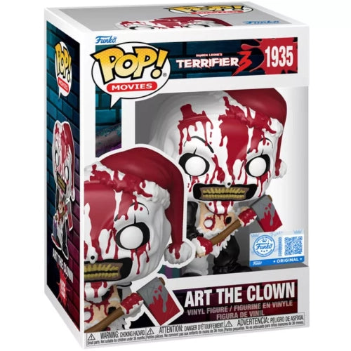 Funko Pop! Terrifier 3 - Art The Clown 1935 Funko Special Edition Figure + Pop Protector