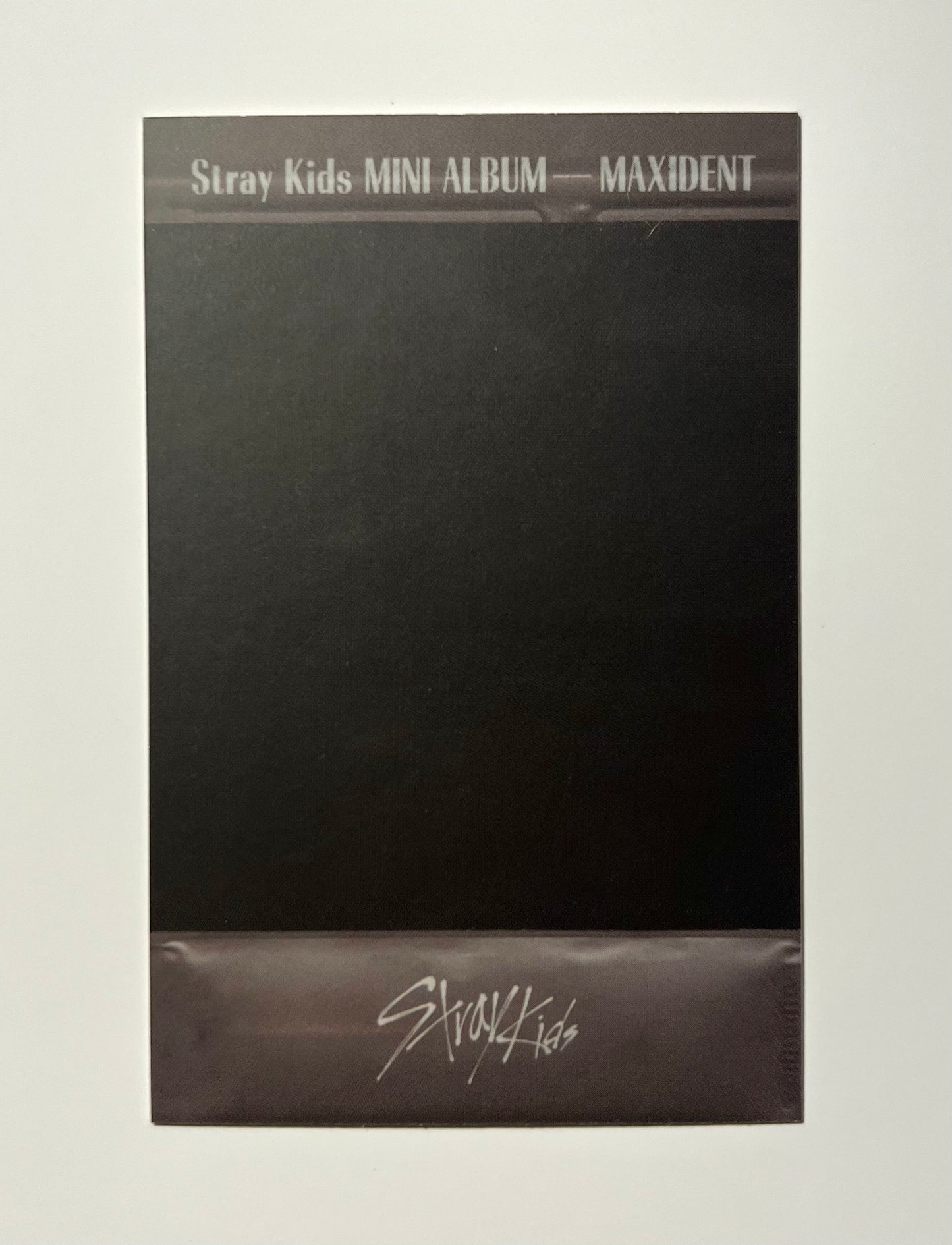 K-pop Stray Kids Mini Album Maxident LEE KNOW Polaroid Official Photocard