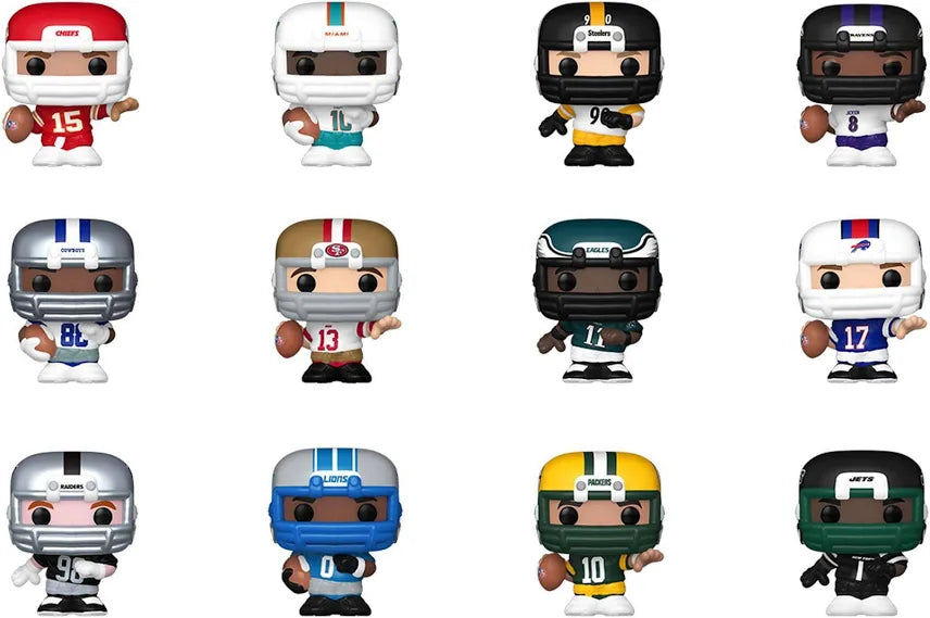 Funko Bitty Pop! Mystery NFL Football Mini Figure Blind Capsule Singles (One Variation Chosen at Random)