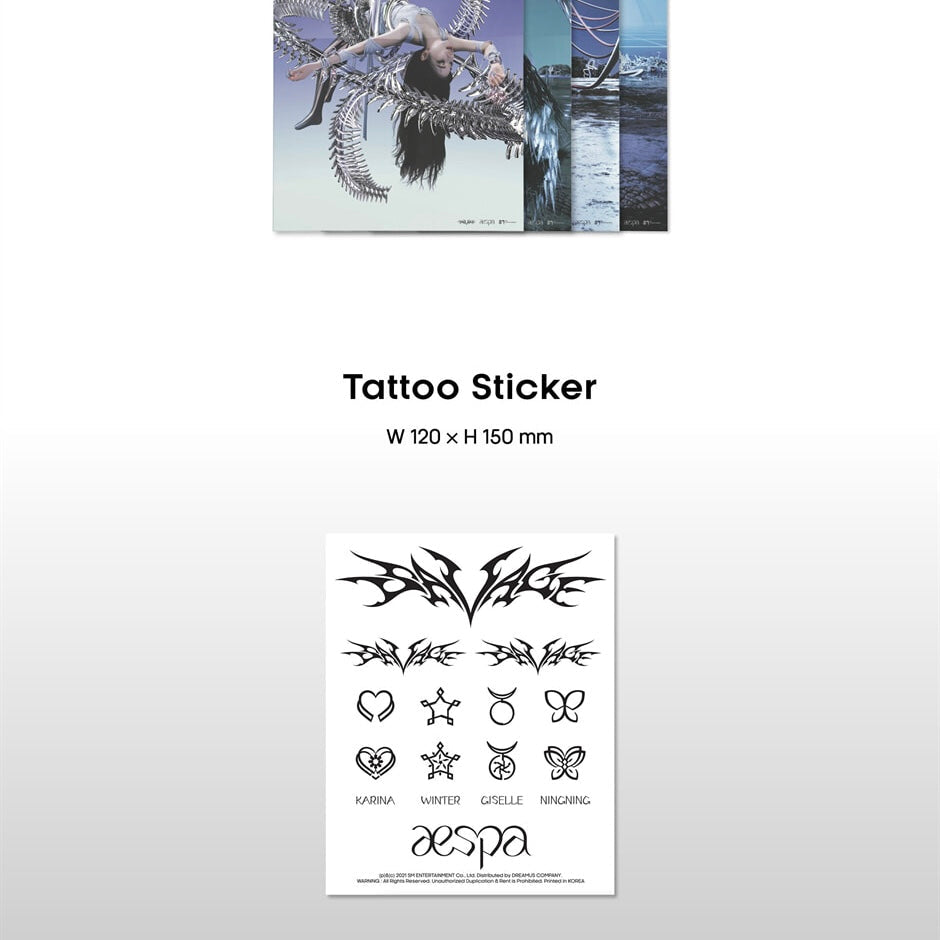 K-POP AESPA - SAVAGE (1ST MINI ALBUM) HALLUCINATION QUEST VER.