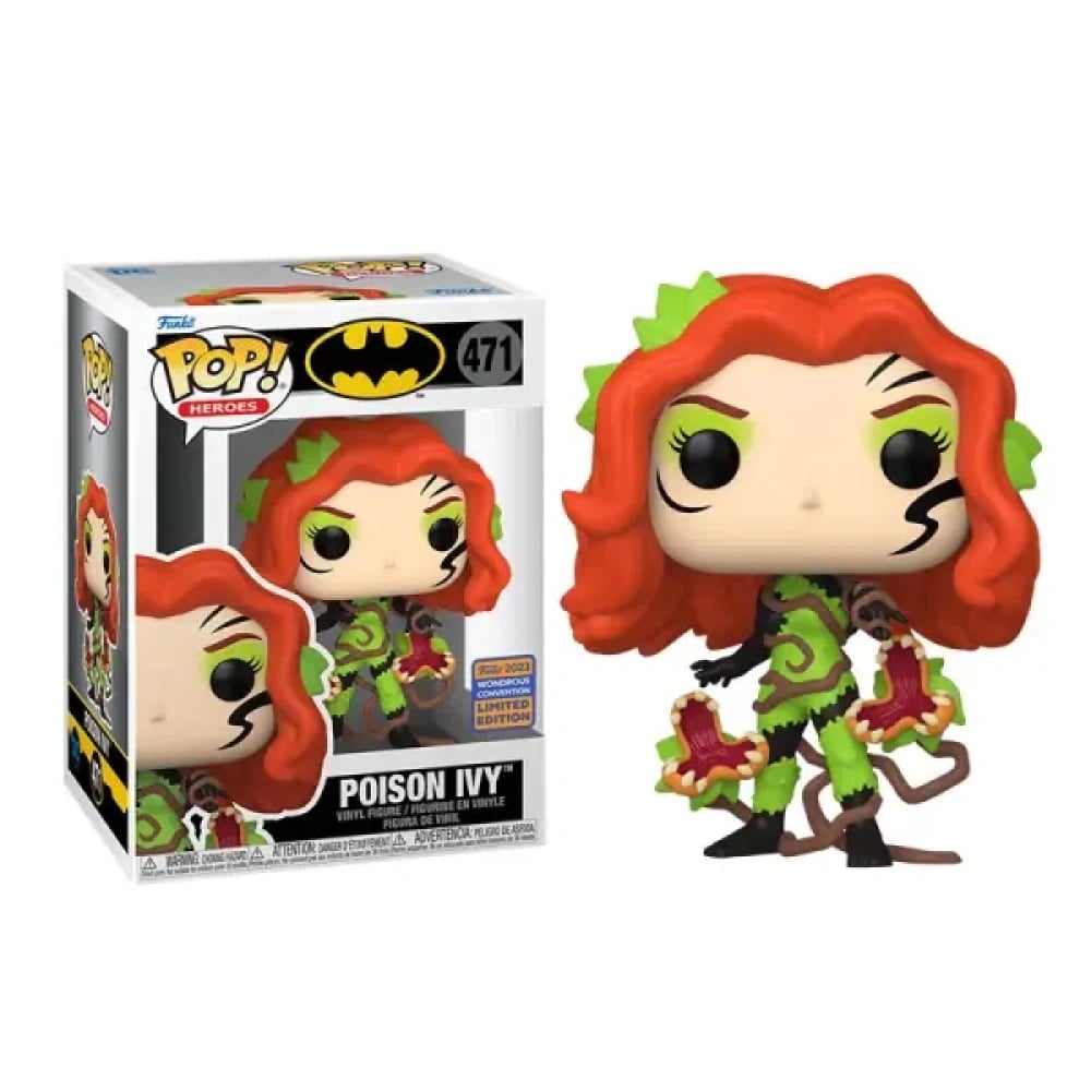 Funko Pop! DC Super Heroes Batman Poison Ivy 471 Funko 2023 Wondrous  Convention Exclusive + Free Protector