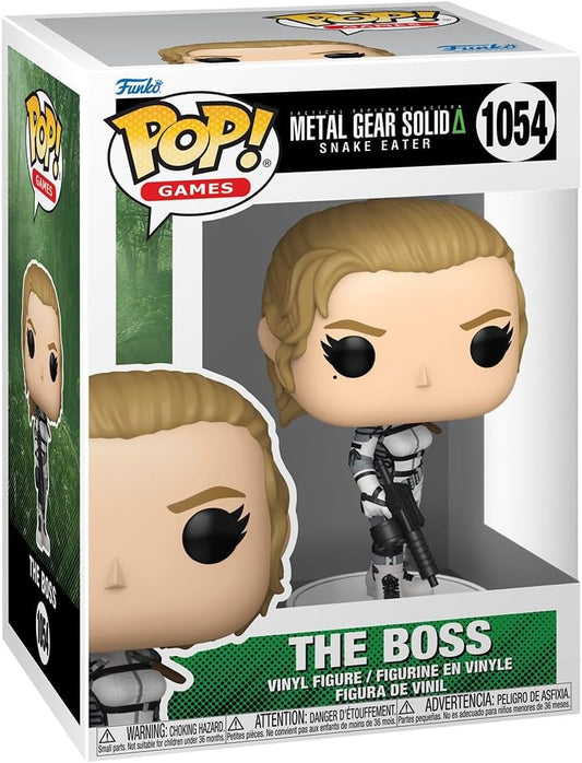 Funko Pop! Metal Gear Solid Snake Eater : The Boss 1054 Figure + Pop Protector