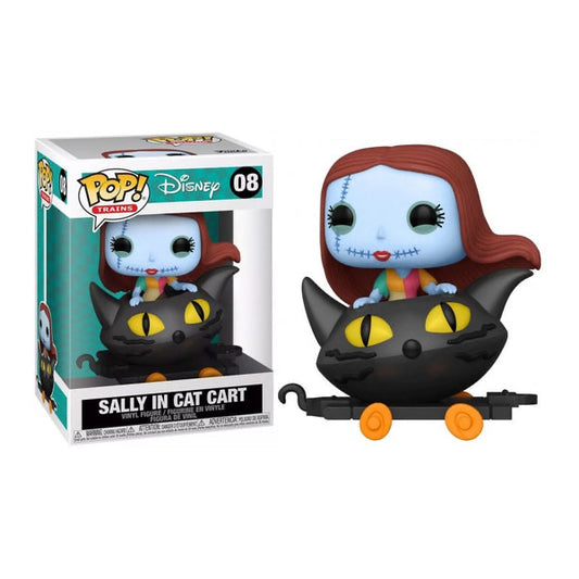 Funko Pop Rides! Disney Tim Burton’s The Nightmare Before Christmas Sally in Cat Cart 08 + Free Protector