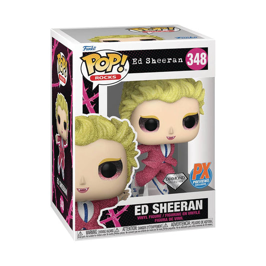Funko Pop! Ed Sheeran 348 Diamond Collection PX Exclusive + Free Protector