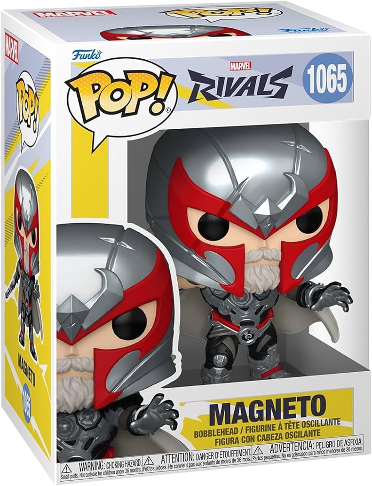 Funko Pop! Marvel Rivals Magneto 1065 + Pop Protector