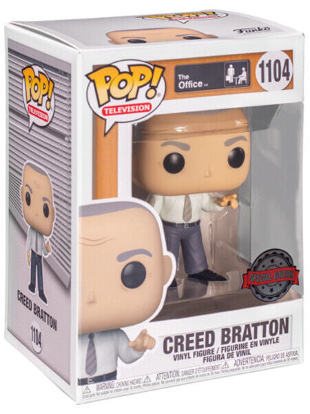 Funko Pop! The Office Creed Bratton 1104 Special Edition + Free Protector