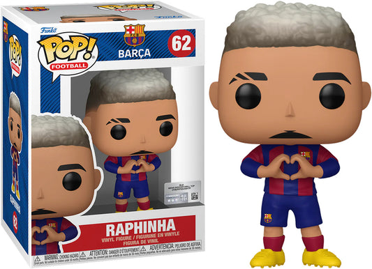 Funko Pop! Football FCB Barcelona Raphinha 62 + Free Protector