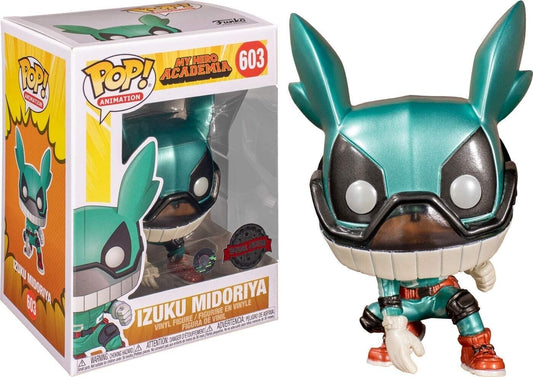 Funko Pop! MHA My Hero Academia Izuku Midoriya (Metallic) 603 Special Edition + Free Protector (VAULTED)