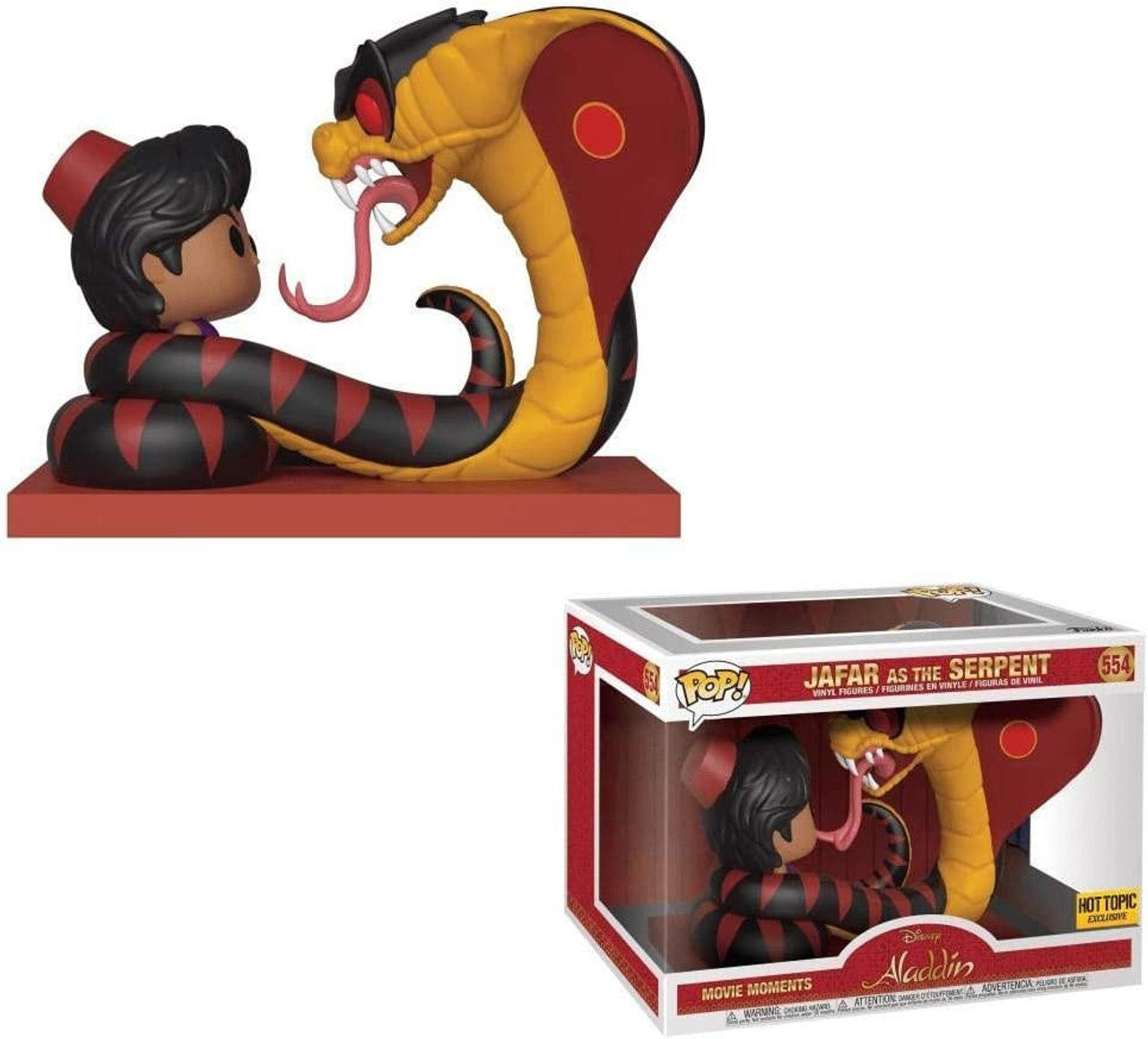 Funko Pop! Disney Aladdin Jafar as the Serpent 554 Hot Topic Exclusive