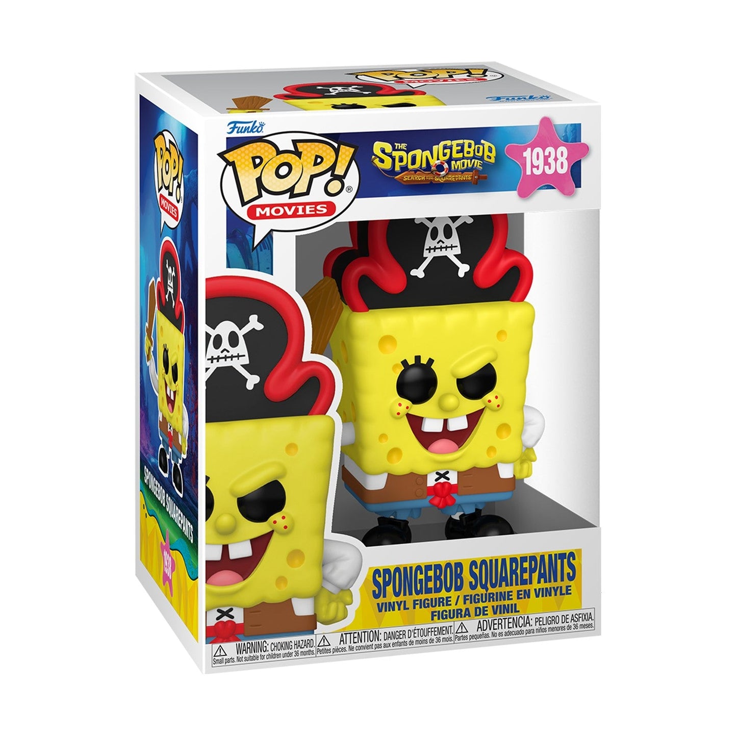 Funko Pop! The SpongeBob Movie Search For SquarePants - SpongeBob SquarePants 1938 Figure + Pop Protector