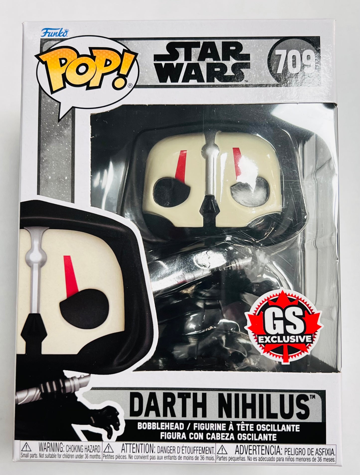 Funko Pop! Star Wars - Darth Nihilus 709 GameStop Exclusive + Free Protector