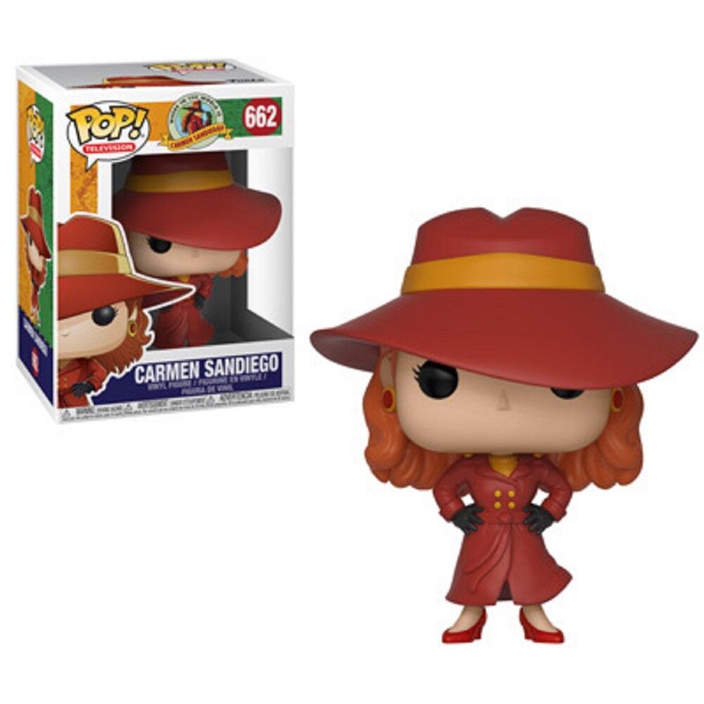 Funko POP! Television Carmen Sandiego #662 Vinyl Figure + PoP Protector