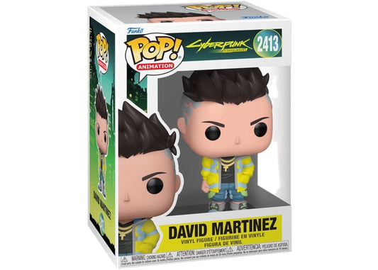 Funko Pop! Cyberpunk Edgerunners - David Martinez 2413 Figure + Pop Protector