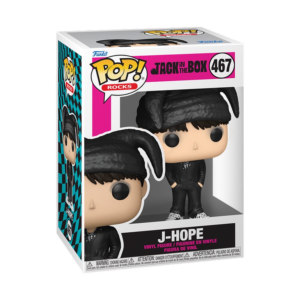 Funko Pop! K-pop BTS J-Hope Solo Album Jack In The Box Figure 467 + Pop Protector