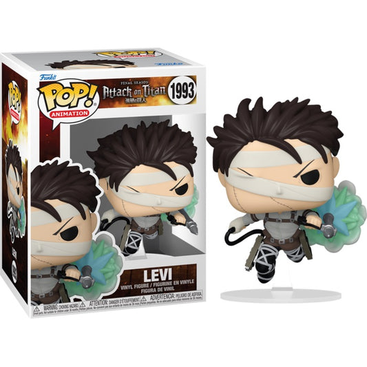 Funko Pop! Attack On Titan Final Season - Levi 1993 + Pop Protector
