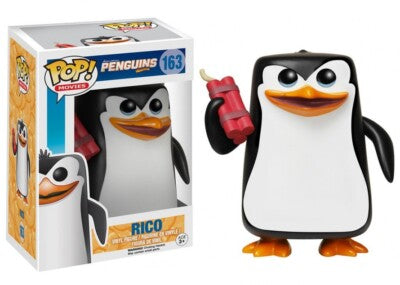 Funko Pop! DreamWorks Penguins of Madagascar - Rico 163 Figure + Pop Protector (VAULTED)