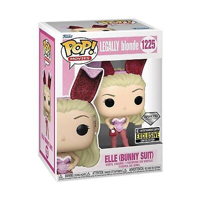 Funko Pop! Legally blonde : Elle (Bunny Suit) 1225 Diamond EE Exclusive + Pop Protector